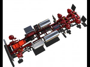 389 semi truck 3D Model