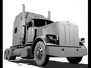 389 semi truck 3D Model