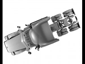 389 semi truck 3D Model
