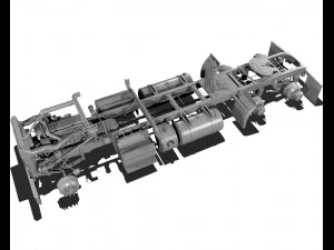 389 semi truck 3D Model