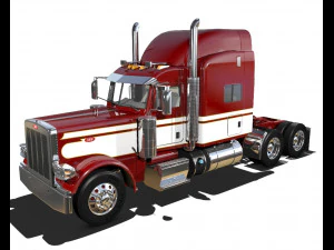 389 semi truck 3D Model