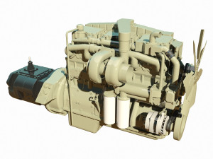diesel engine 3D 모델