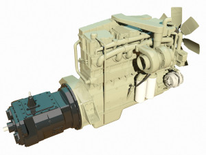 diesel engine 3D 모델