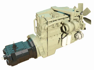 diesel engine 3D Model