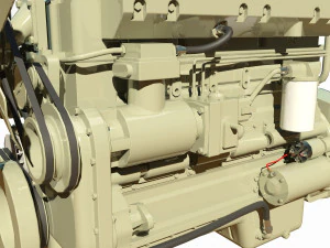 diesel engine 3D Model