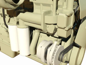 diesel engine 3D Model