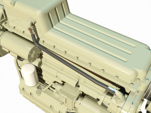 diesel engine 3D 모델