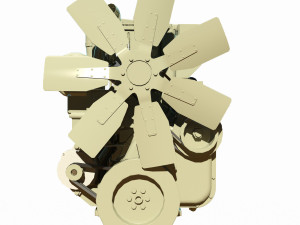 diesel engine 3D 모델