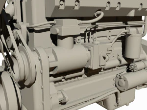 diesel engine 3D Model