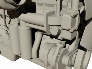 diesel engine 3D 모델