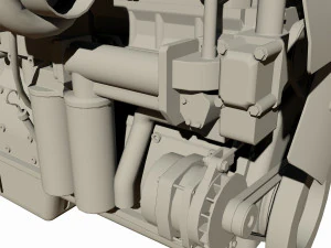 diesel engine 3D Model