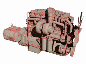 diesel engine 3D Model
