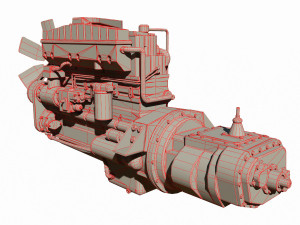 diesel engine 3D 모델