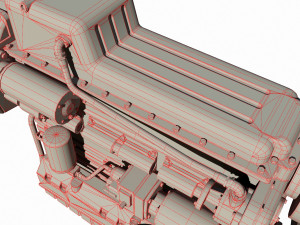 diesel engine 3D 모델