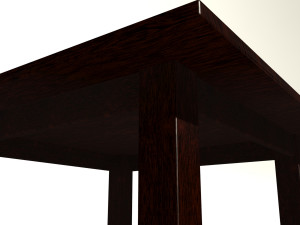 table and chairs 3Dモデル