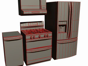 kitchen appliances 3D Model
