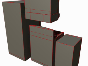 kitchen appliances 3D 모델