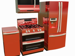 kitchen appliances 3D 모델