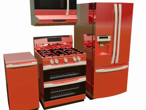 kitchen appliances 3D Model