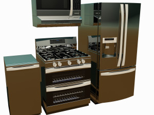 kitchen appliances 3D 모델