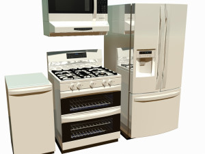 kitchen appliances 3D 모델
