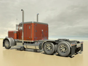p379 semi truck 3D Model