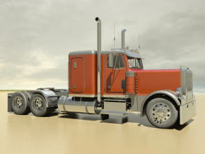 p379 semi truck 3D Model