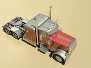 p379 semi truck 3D Model