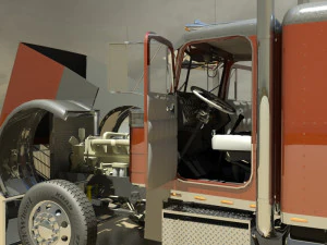 p379 semi truck 3D Model
