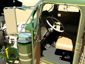 359 custom semi truck 3D Model