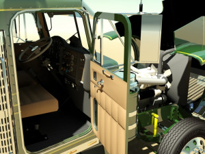 359 custom semi truck 3D Model