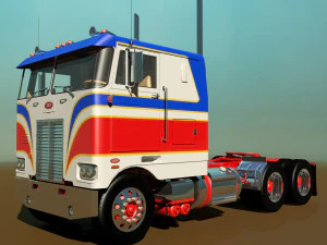 352 semi truck 3D Model
