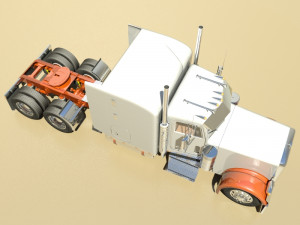 p379 semi truck 3D Model