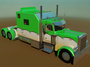 379 legacy semi truck 3D Модель