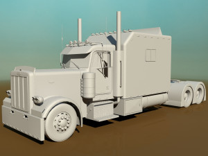 379 legacy semi truck 3D Модель