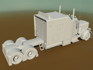 379 legacy semi truck 3D Модель