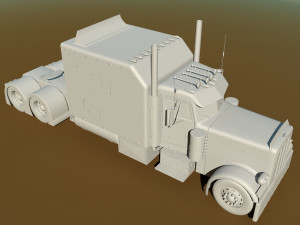 379 legacy semi truck 3D Модель