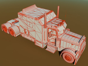 379 legacy semi truck 3D Модель