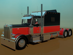 379 legacy semi truck 3D Модель