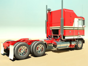k100c semi truck 3D 모델