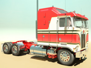 k100c semi truck 3D 모델