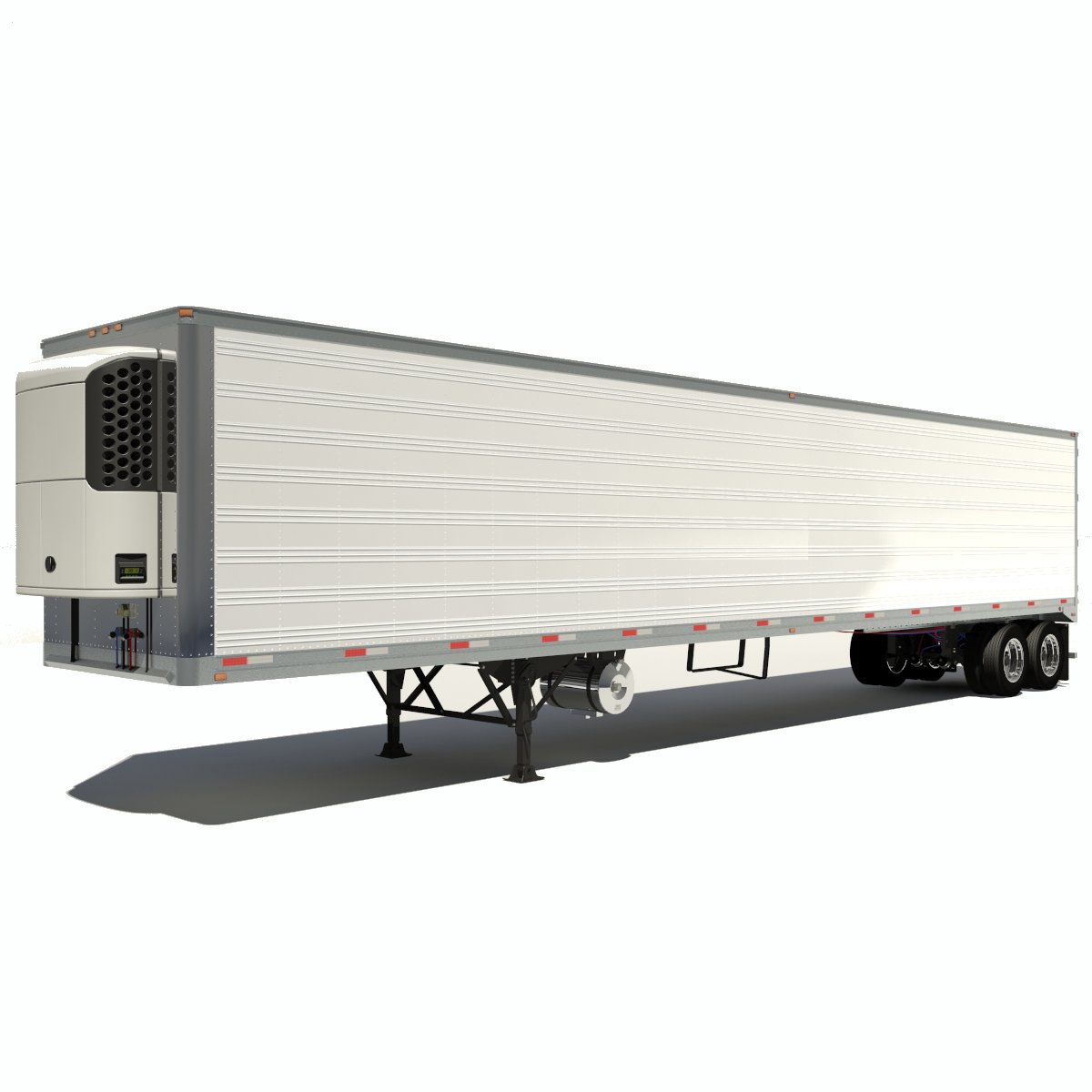 Refrigerated Semi Trailer 3d Model In Trailers 3dexport