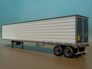 refrigerated semi trailer 3D 모델
