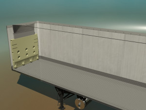 refrigerated semi trailer 3D 모델