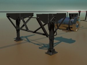 refrigerated semi trailer 3D 모델