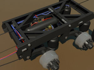 refrigerated semi trailer 3D 모델