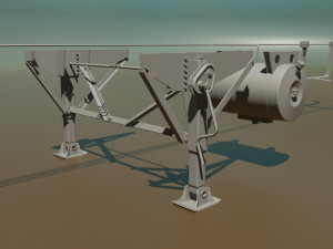 refrigerated semi trailer 3D 모델