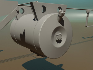 refrigerated semi trailer 3D 모델