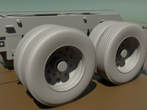 refrigerated semi trailer 3D 모델