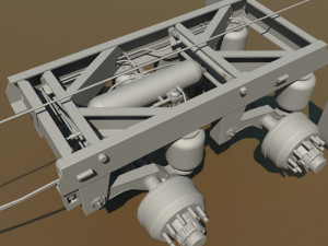 refrigerated semi trailer 3D 모델